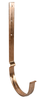 Держатель желоба удлиненный , защелкивающийся, медь, d-125 мм, Zambelli